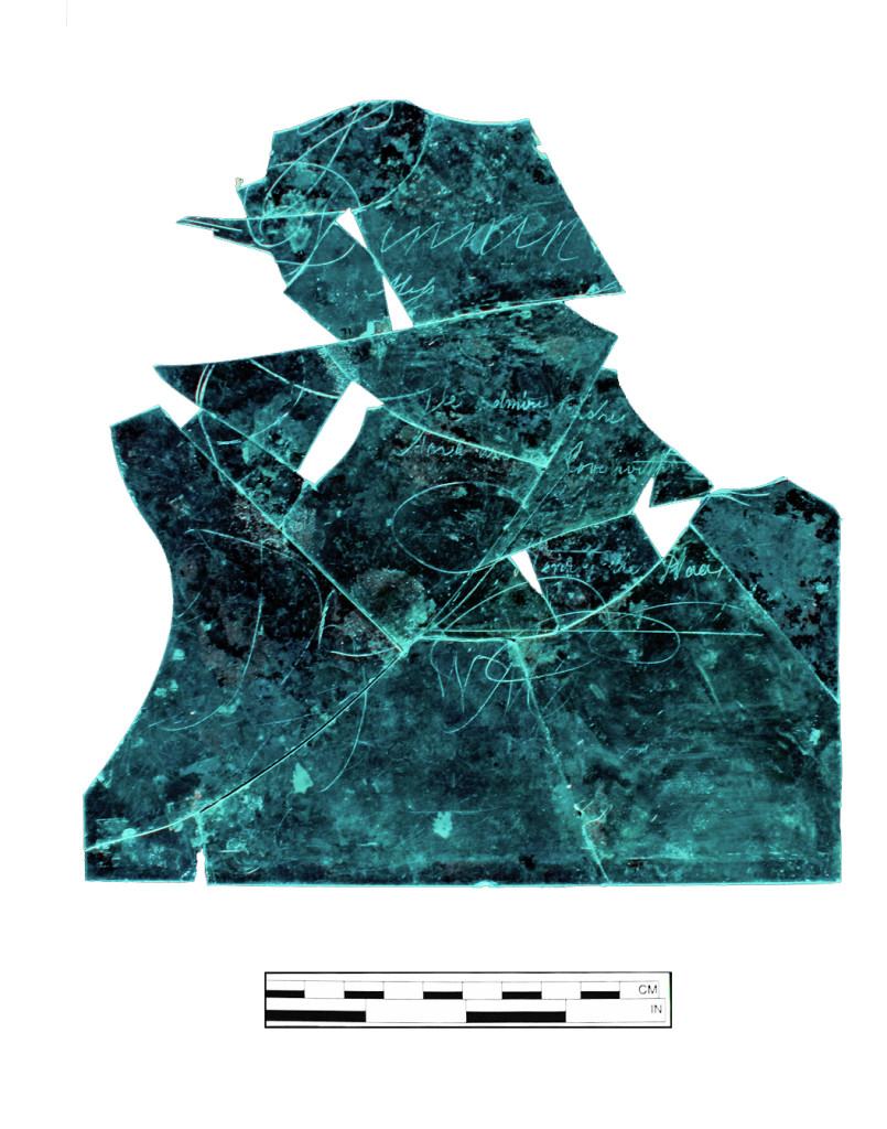 window glass 2 -SJR(3) artifact of the month philadelphia archaeological forum